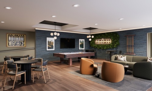 resident lounge area
